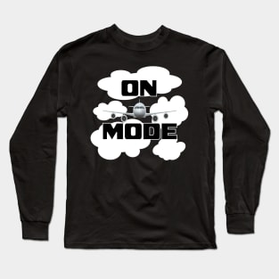 On Airplane Mode Long Sleeve T-Shirt